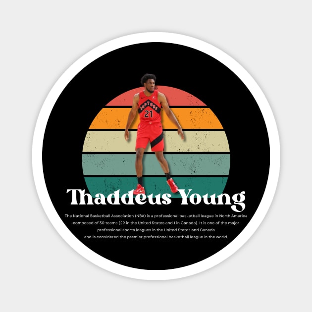 Thaddeus Young Vintage V1 Magnet by Gojes Art